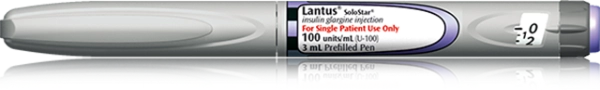 LANTUS SoloStar insulin glargine U-100 prefilled pen